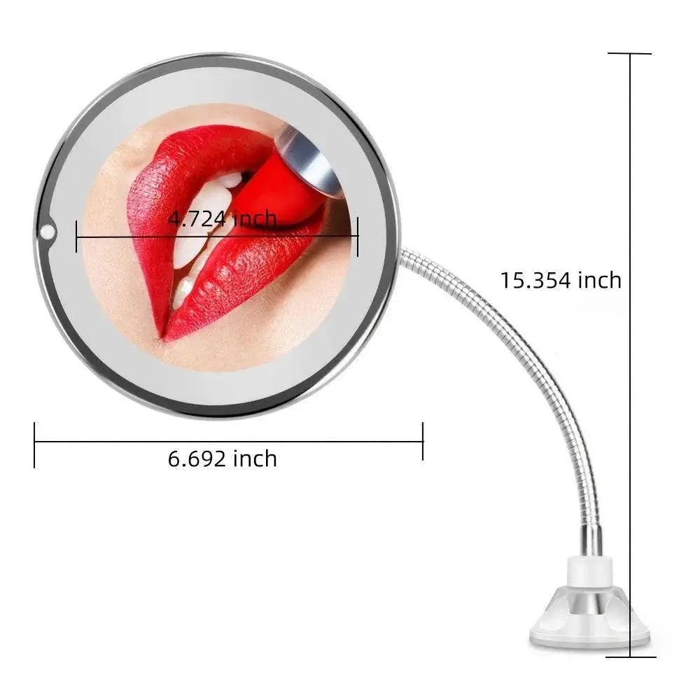 Flexible LED Vanity Mirror For Precise Makeup Application