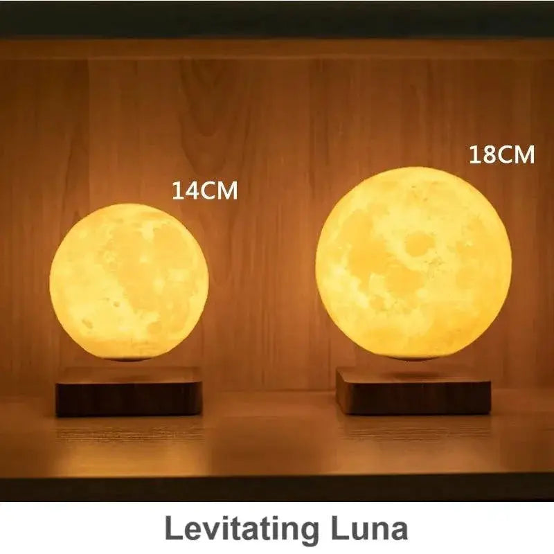 Floating Moon Lamp 3D Printed Magnetic Levitation Light