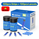 LinkSun Blood Glucose Meter - With Strips Lancets