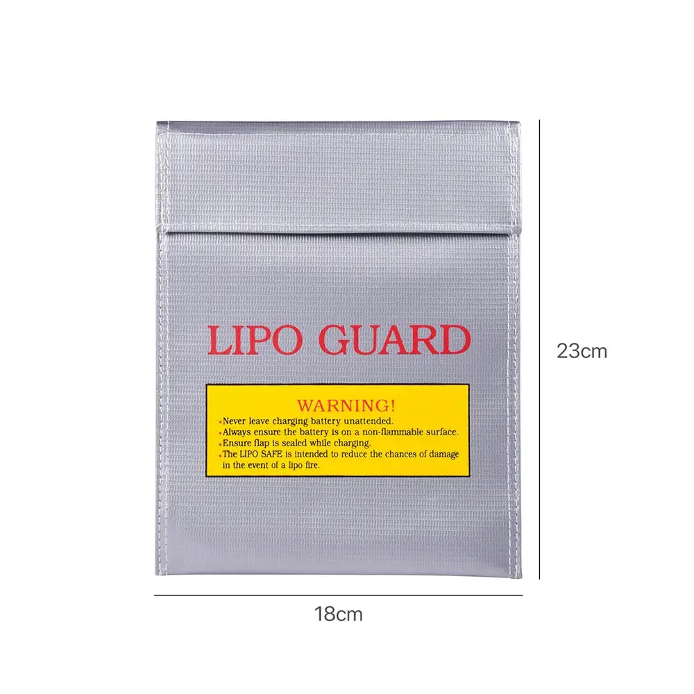 Lipo Guard Safety Bag Fireproof Explosion-Proof Portable Lipo Safety Bag for RC FPV Racing Drone Car Battery Safe