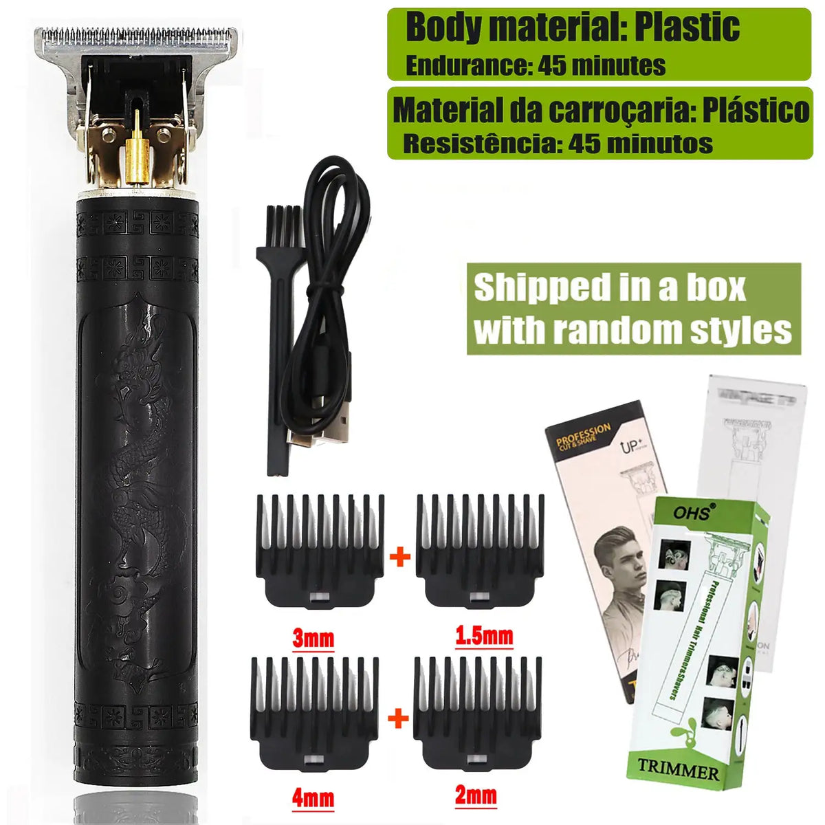 Hair Clippers - Precision Titanium Blades — product view 14