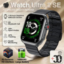 For IOS Watch Ultra 2 SE Men Women Smart Bracelet 1000mAh Battery GPS AMOLED Display Bluetooth Call Sport Waterproof Smart Watch