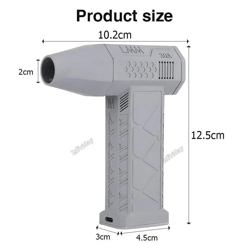 Mini Turbo Jet Fan 110000RPM Wind 45 Meters Per Sec Brushless
