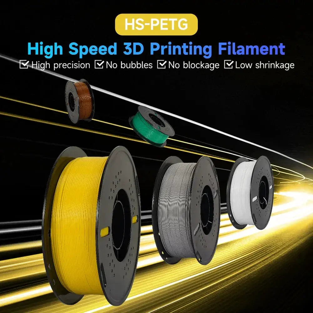 Kingroon Newest HS PETG Filament 1.75mm 5Kg For 3D Printing