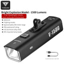 Bright Aluminum Bike Front Light With Usb Charge
