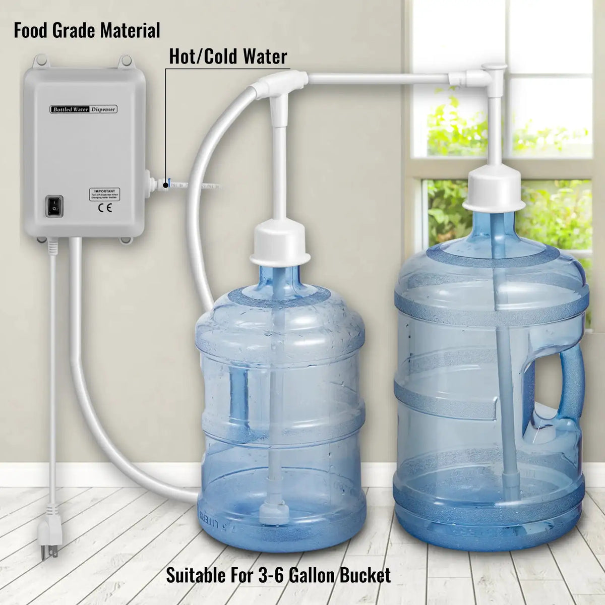SucceBuy Water Bottle Dispenser Pump System Filter Softener — product view 2