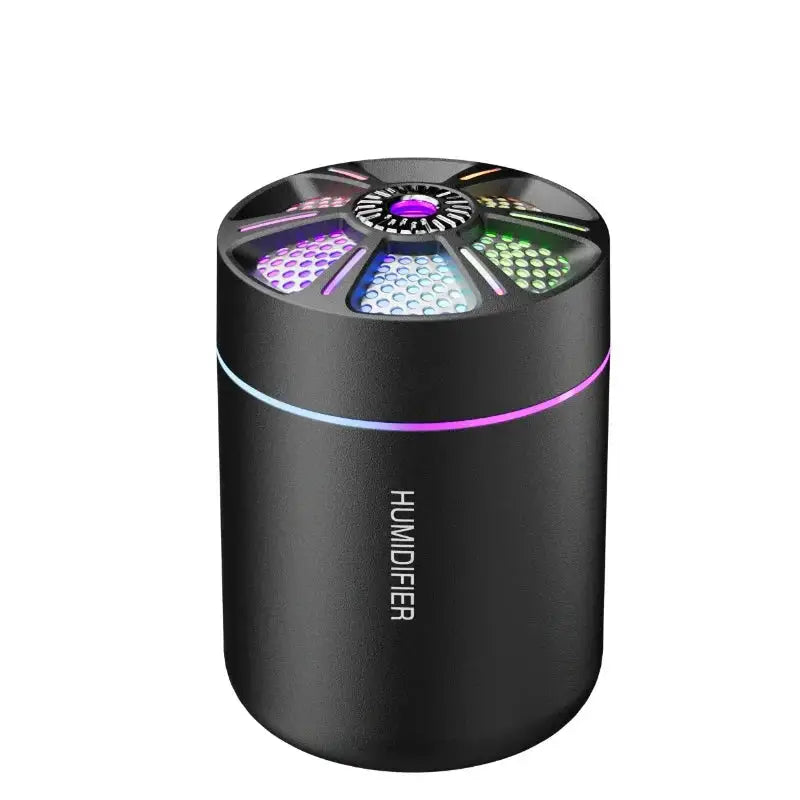 Powerful and Efficient Air Humidifier 180ML Aromatherapy Aroma Diffuser Essential Oil with Colorful Lights for Home Car Bedroom