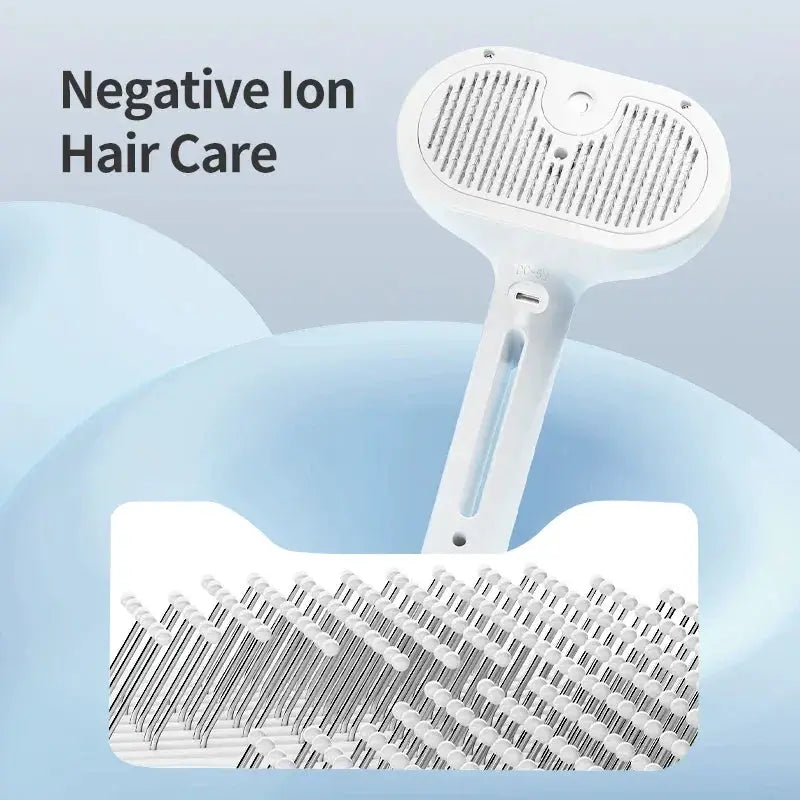 ROJECO Electric Steam Brush For Cats Removes Hair Gently
