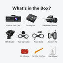4K Dash Cam With GPS For Night Vision