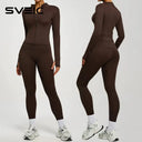 Breathable Women Yoga Set Tracksuit High Waist
