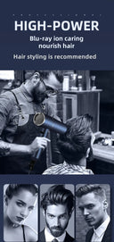 Professional Hair Dryer High Power Blue Light