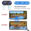 4K PTZ WiFi IP Camera for Home Security