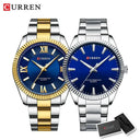Men's Stainless Steel Business Watch Luxury Timepiece