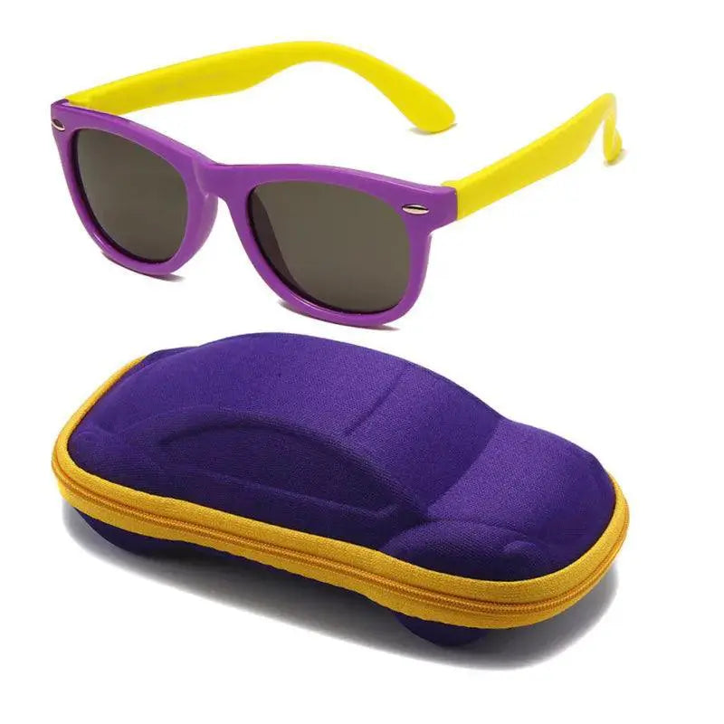 UV400 Kids Sunglasses For Boys And Girls Silicone Goggles