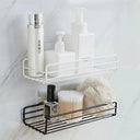 Iron Wall Shelf Organizer for Stylish Bathroom Kitchen Storage