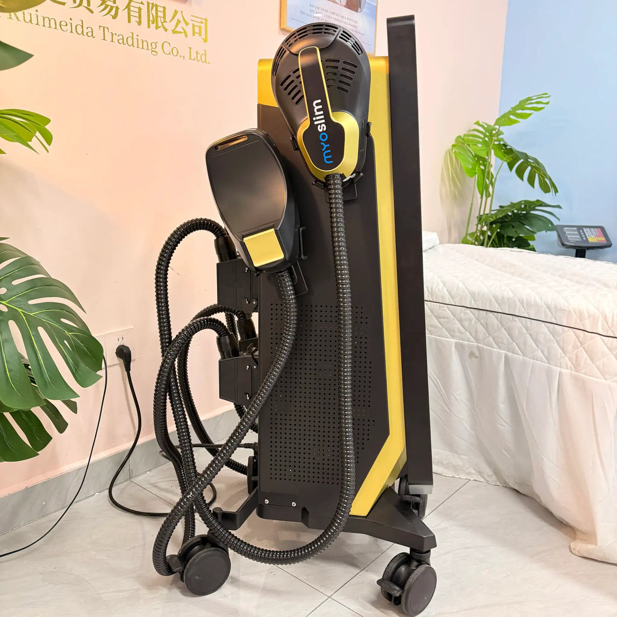EMS RF Body Sculpt Muscle Myoslim EMS Neo Electromagnetic Energy Sculpting Body Muscle Contractions Burn Fat Machine