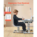 Adjustable Kids Study Desk Set