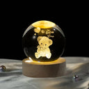 Crystal Ball Lamp With Galaxy Projection