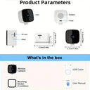 Clear Night Vision Window Camera for Parents Daily