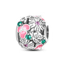 Silver Plated Butterfly Ladybug Cactus