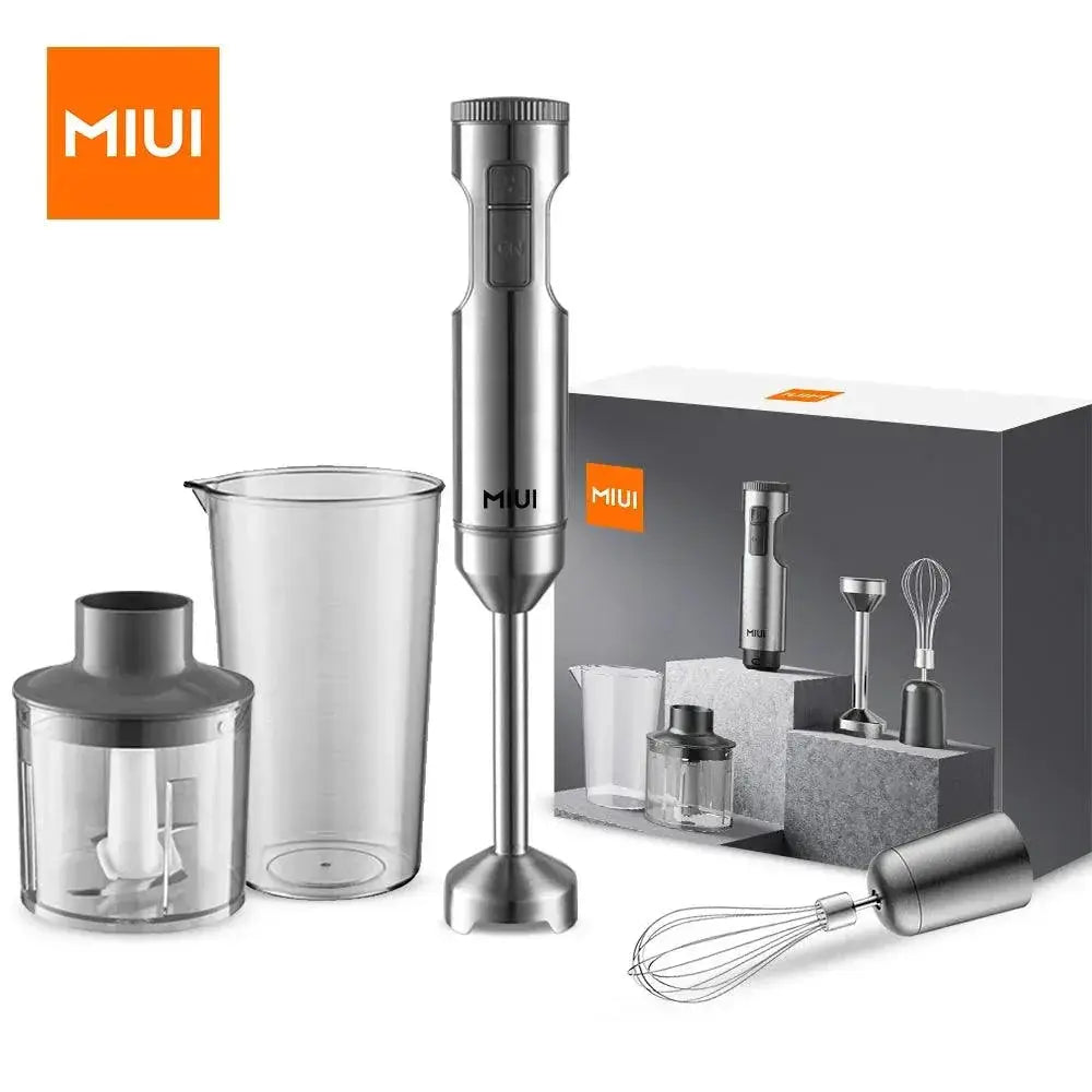 MIUI Hand Immersion Blender 1000W 4-In-1 Kitchen Tool