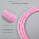 Coiled Cable Wire Type C USB Aviator for Mechanical Keyboards