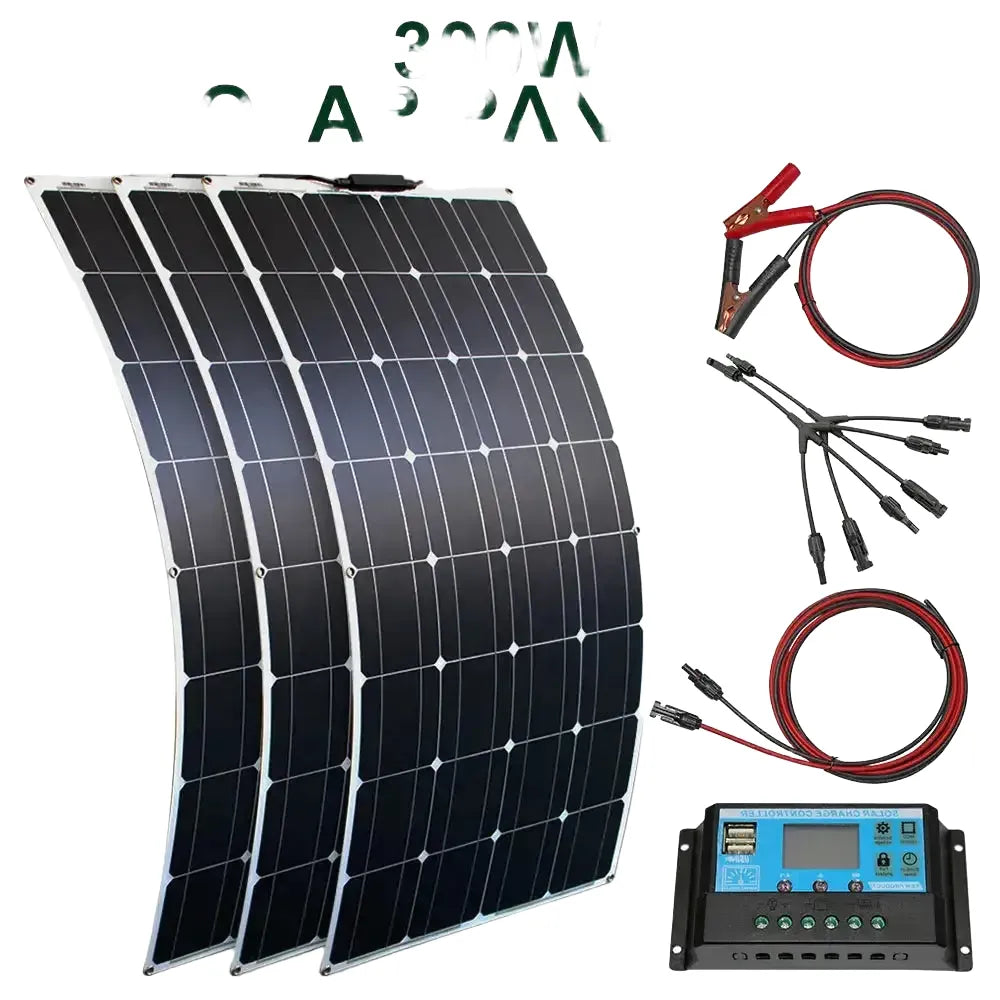 Flex Solar Panel For Battery Charger — product view 1