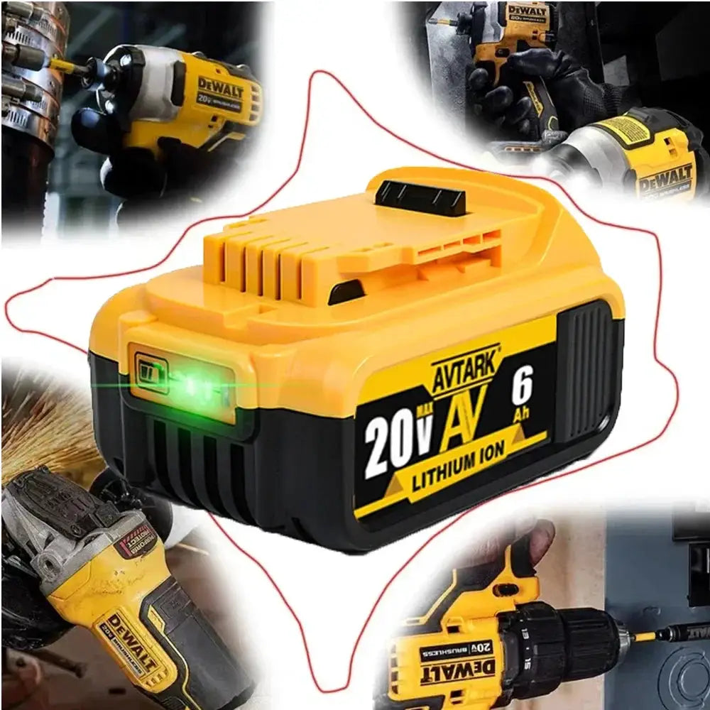 20V 8000mAh Lithium Ion Replacement Battery Pack Pro Grade