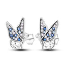 Silver Plated Hoop Earring Pendientes