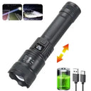 Tactical LED Flashlight - Type C Rechargeable Zoom