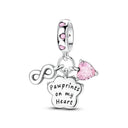 Sterling Silver Charm Love Heart
