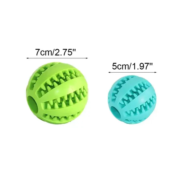 Interactive Rubber Dog Toy Ball For Chewing And Fun