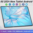 2024 5G Android Tablet 10.1 Inch 16GB RAM 1TB Storage Upgrade