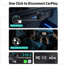Ottocast 2 in 1 Mini Pico Wireless CarPlay and Android Auto Adapter Smart Button Hook