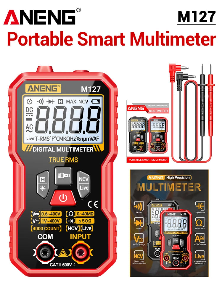 Digital Automatic Multimeter Tester Count