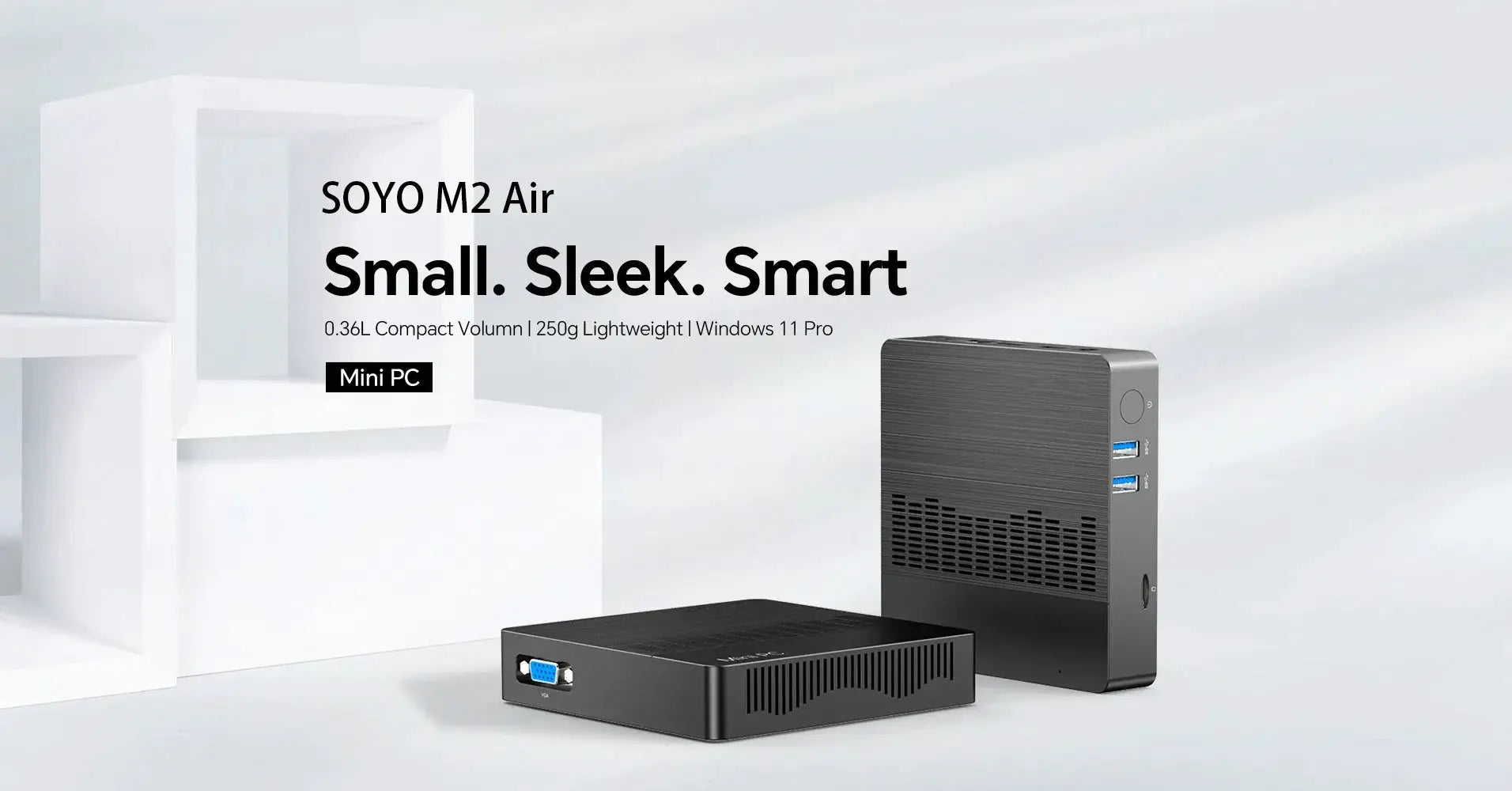 Soyo M2 Air Mini PC With 6GB RAM 128GB EMMC Windows 11 Pro