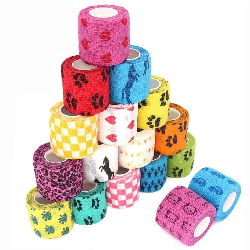 Printed Elastic Bandage Wrap for Joint Support and Recovery