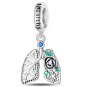 Sterling Silver Charm Beads Glowing