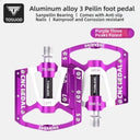 TOSUOD CNC Aluminum Bike Pedals Anti Slip Design