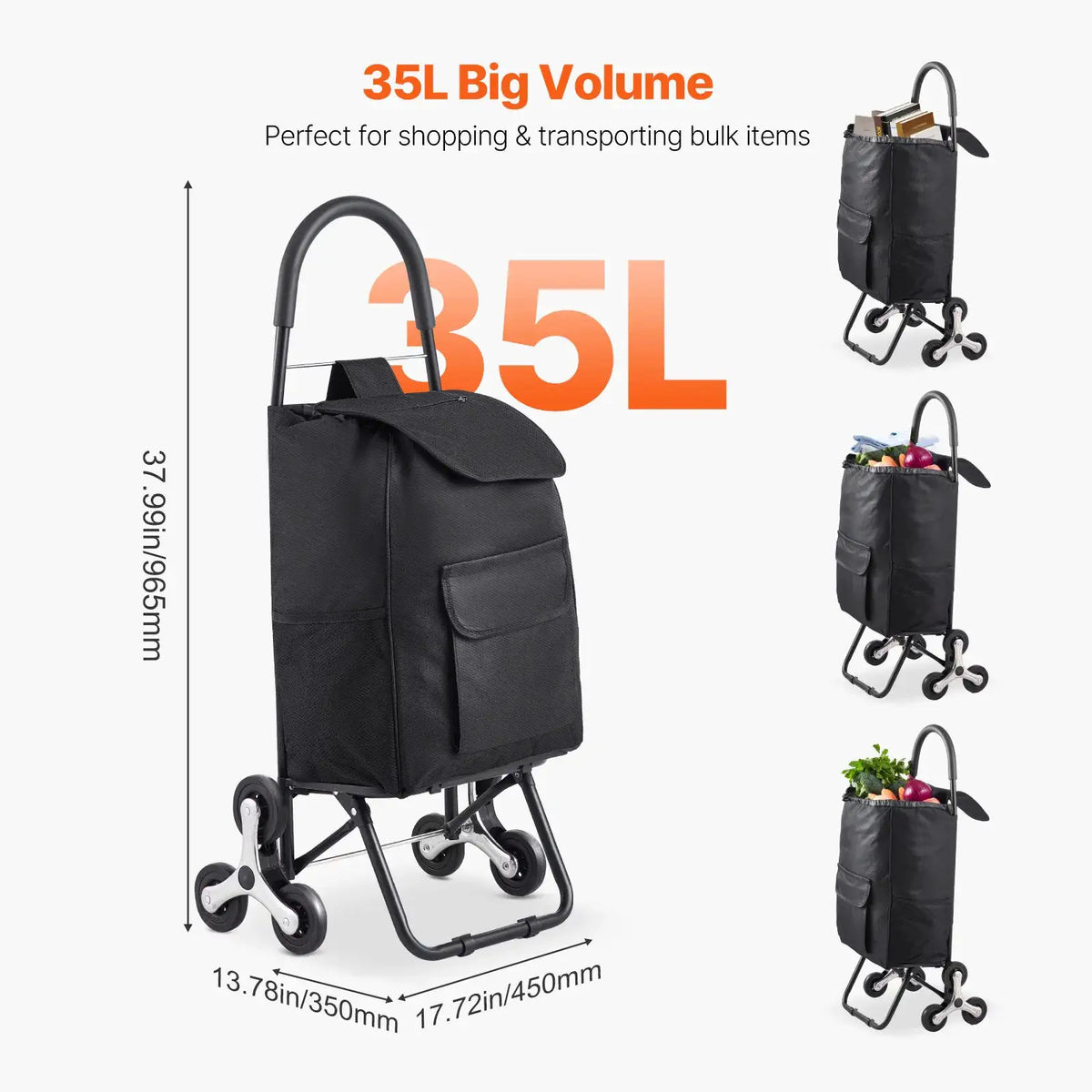 Portable Foldable Stair Climbing Cart — product image 4