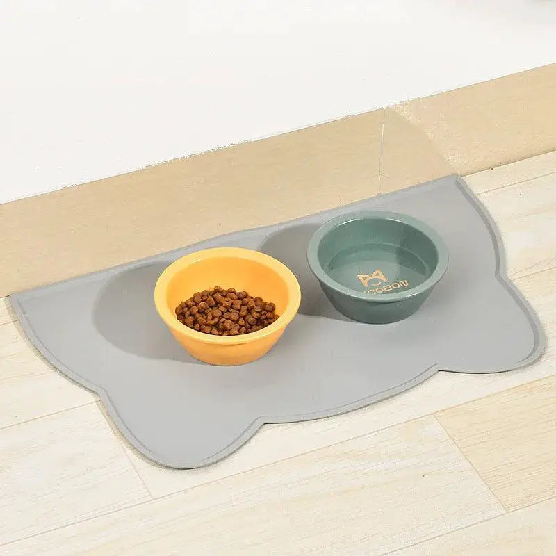 Silicone Pet Food Mat Portable Waterproof Non Slip Pad