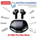 Lenovo XT53 TWS Earbuds With AI Translator For Office Travel Boost Productivity