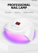 72W UV Nail Lamp Professional 24 LEDs Nail Dryer with Timer