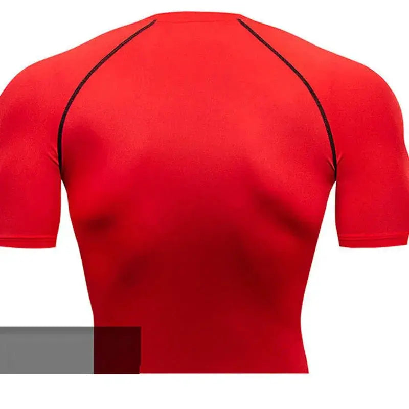 Men's Quick-Dry Compression Running Tee For Gym Sports