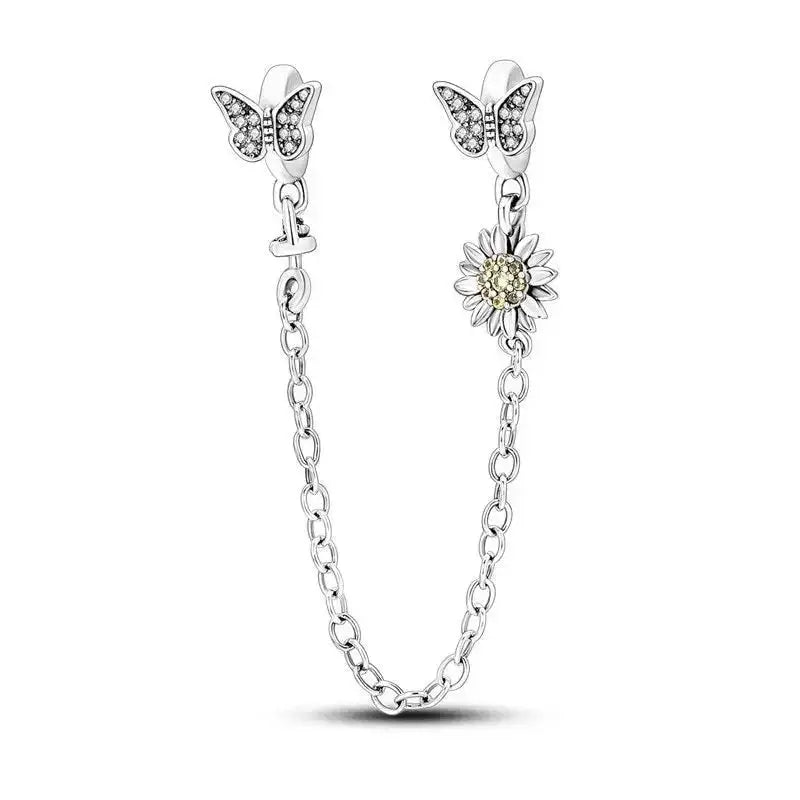 Shiny Butterfly Daisy Bead for Bracelets — product view 11