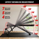 Multifunctional Foldable Fitness Bench, Adjustable Weight