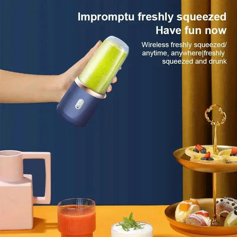 Electric Handheld Blender With 6 Blades Multifunction Juicer