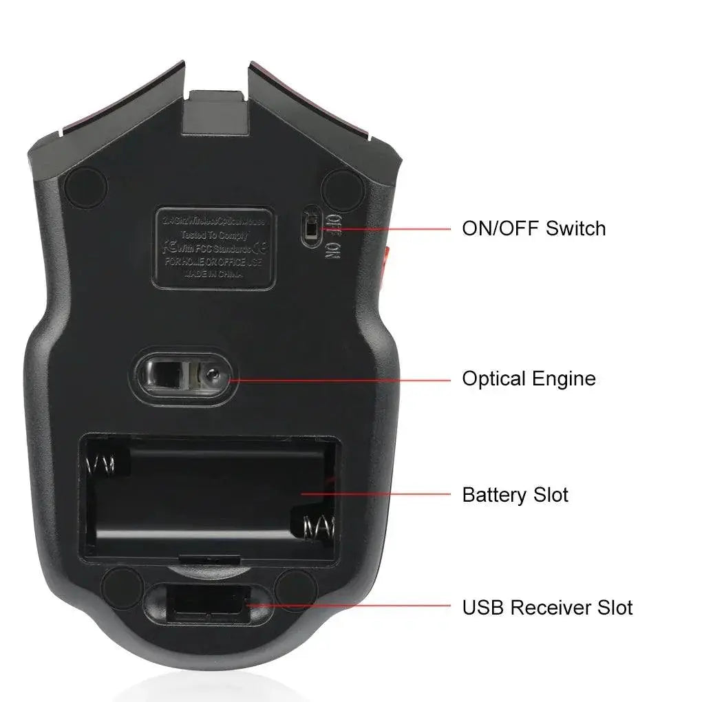 Wireless Gaming Mouse With Enhanced Precision Technology