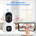 Hiseeu 4MP PTZ IP Security Camera Color Night Vision System