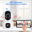 Hiseeu 2K PTZ Dome Camera Smart Home Security Solution
